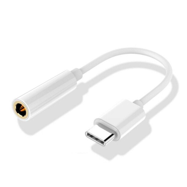 Adaptador Conector Tipo C a Jack 3,5 mm (Digital) COOL (Universal) Blanco D