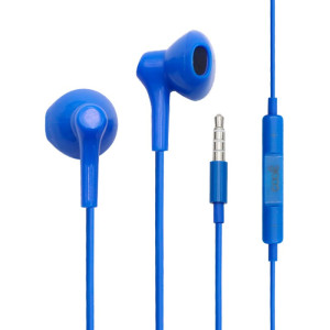 Auscultadores 3,5 mm COOL Stereo Bora com Micro Azul D