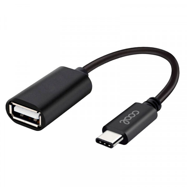 Cable Entrada USB OTG Tipo-C Universal COOL (Negro) D