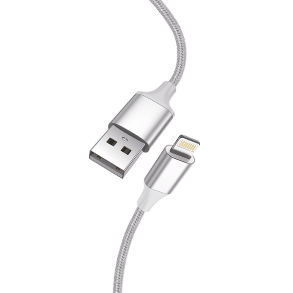 Cable USB COOL Nylon Universal Lightning para iPhone / iPad (1.2 metros) M 2