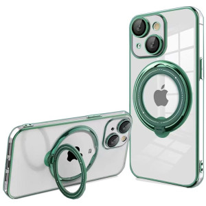 Carcasa COOL para iPhone 15 Plus Magnética Ring Verde D