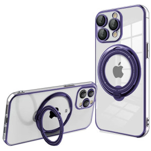 Carcasa COOL para iPhone 15 Pro Max Magnética Ring Violeta D