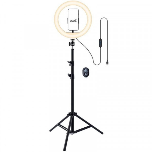 Suporte Tripod (180 cm) LED Light Hoop COOL + alça Bluetooth D