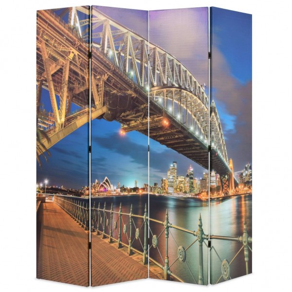 Biombo divisor plegable 160x170 cm puente Harbour Sydney D