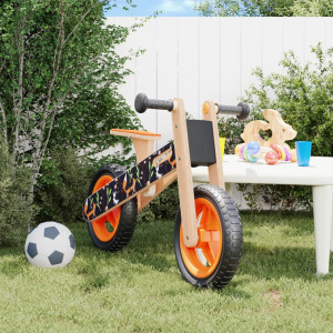 Bicicleta de equilíbrio para crianças estampada laranja D
