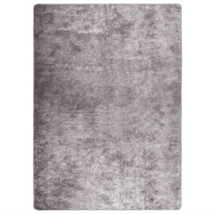 Alfombra lavable antideslizante gris 120x170 cm D