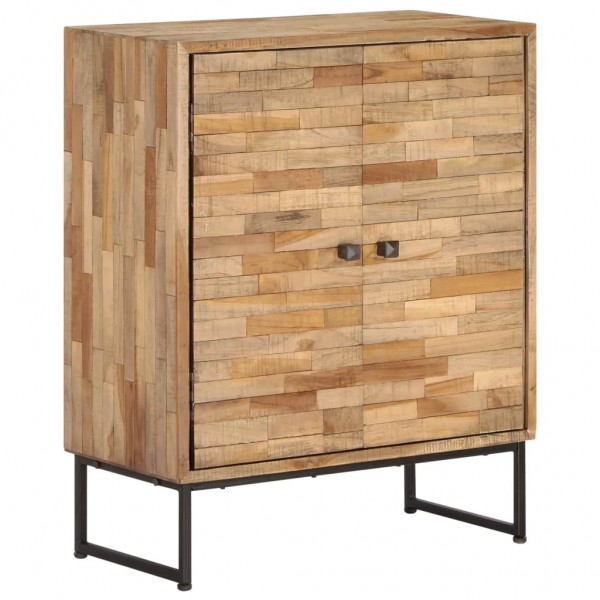Aparador de madera de teca reciclada 60x30x75 cm Aparador de madera de teca reciclada 60x30x75 cm D