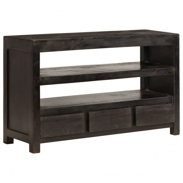 Mobiliário para TV madeira maciça de acacia marrom escuro 90x30x55 cm D