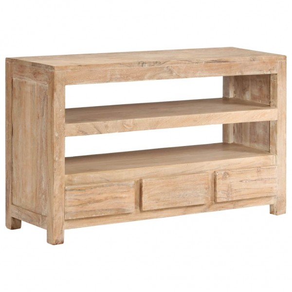 Mobiliário para TV madeira maciça de acacia marrom claro 90x30x55 cm D