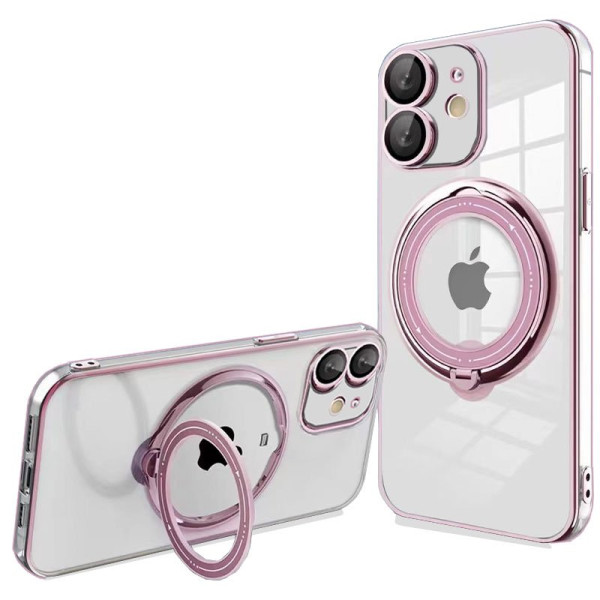 Carcaça COOL para iPhone 11 anel magnético rosa D