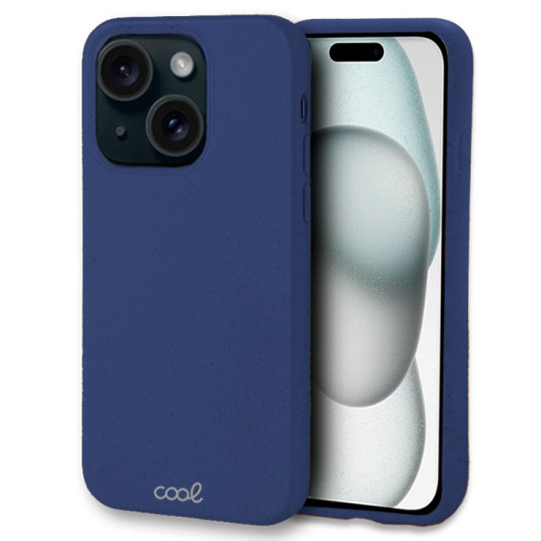 Carcasa COOL para iPhone 15 Eco Biodegradable Marino D