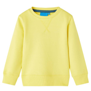 Sudadera para niños amarillo claro 116 D