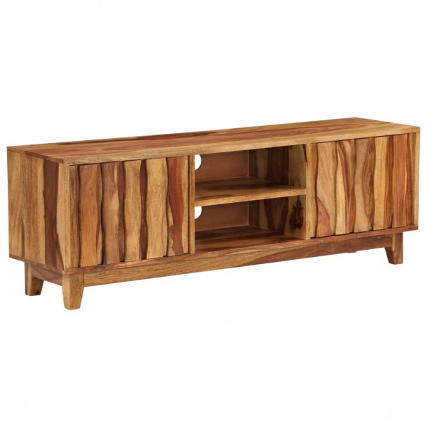 Mueble para TV de madera maciza de sheesham 118x30x40 cm D