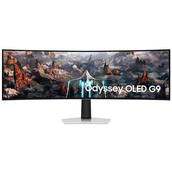 Monitor Gaming ultrapanorámico Samsung Odyssey G9 49" OLED DQHD S49CG934SU curvo plata D