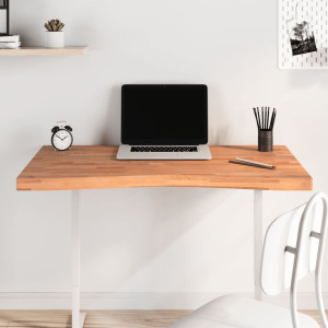 Mesa de escritório madeira maciça de abeto 100x55-60) x4 cm D