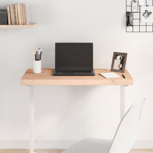 Mesa de escritório de madeira maciça de abóbora 80x40x4 cm D