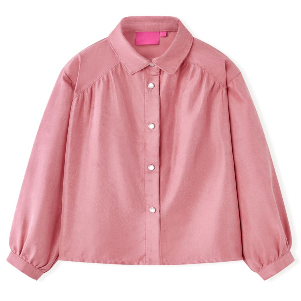 Blusa para crianças com mangas leves rosa vara 116 D