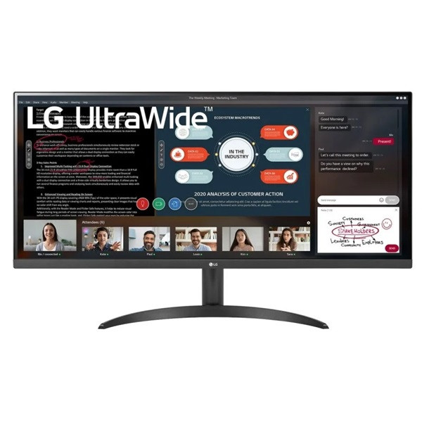 Monitor LG 34" IPS 34WP500-B V2 negro D