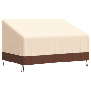 Capa de banco de 2 lugares Oxford 600D Beige 137x97x48/74 cm D