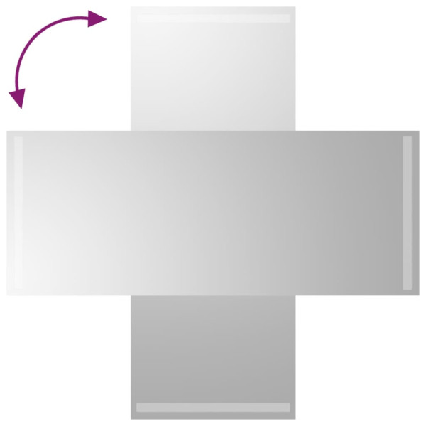 Espejo de baño con LED 40x100 cm M 4