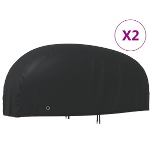 Capas para motocicletas 2 peças tecido Oxford 210D 245x105x125 cm D