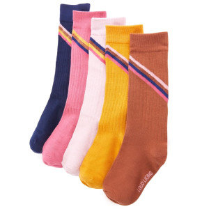 Calcetines para niños 5 pares con estampado de rayas EU 26-29 D