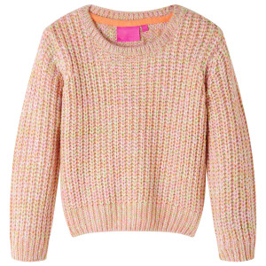 Jersey de punto para niños rosa suave 104 D