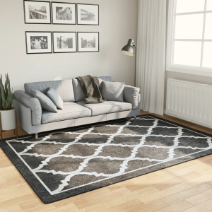 Almofada lavadora antiderrapante preto e branco 160x230 cm D