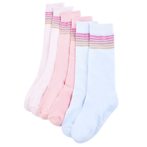 Calcetines para niños 5 pares con estampado de rayas EU 26-29 D