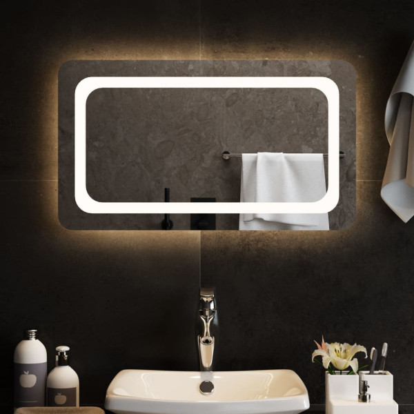 Espelho de banheiro com LED 70x40 cm D