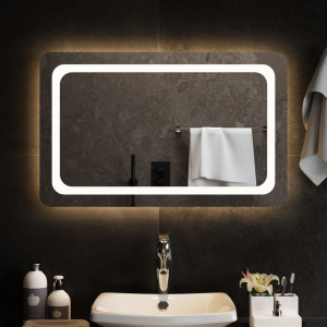 Espejo de baño con LED 80x50 cm D