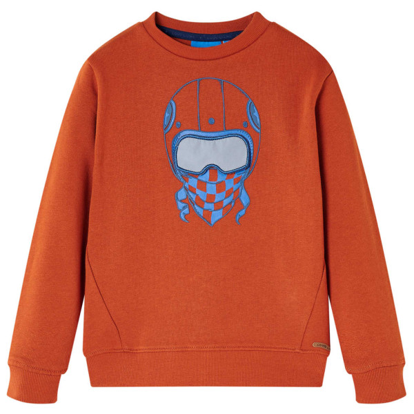 Sudadera para niños color teja claro 140 D