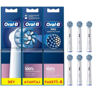 Oral-B Starter Pack Cepillo de dientes eléctrico con 2 cabezales