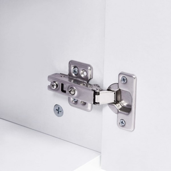 Aparador de MDF branco 160x40x70 cm M 2