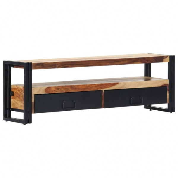 Mobiliário de TV madeira maciça de sheesham 120x30x40 cm D