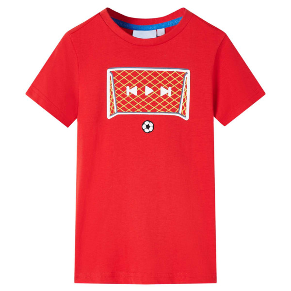 Camiseta infantil color rojo 104 D