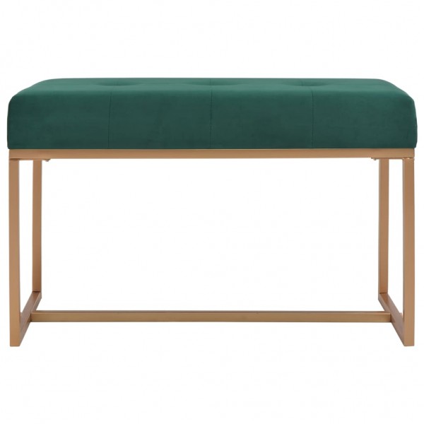 Banco 80 cm terciopelo verde M 2