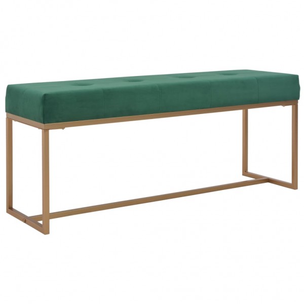 Banco 120 cm terciopelo verde Banco 120 cm terciopelo verde D