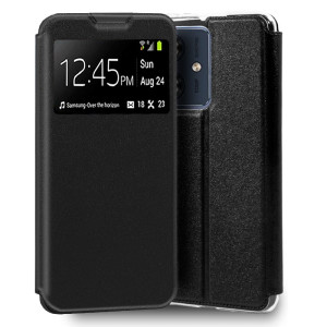 Funda COOL Flip Cover para Motorola Moto G54 5G Liso Negro D