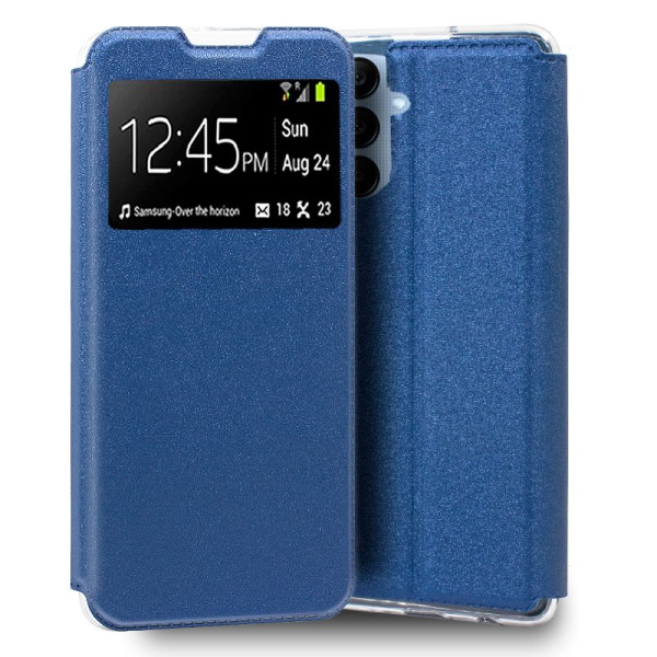 Fundação COOL Capa de Flip para Samsung A256 Galaxy A25 5G luz azul D