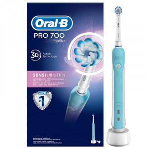 Cepillo de dientes eléctrico BRAUN Oral-B Pro 700 Sensi UltraThin azul D