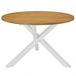 Mesa de jantar branca 120x75 cm MDF D