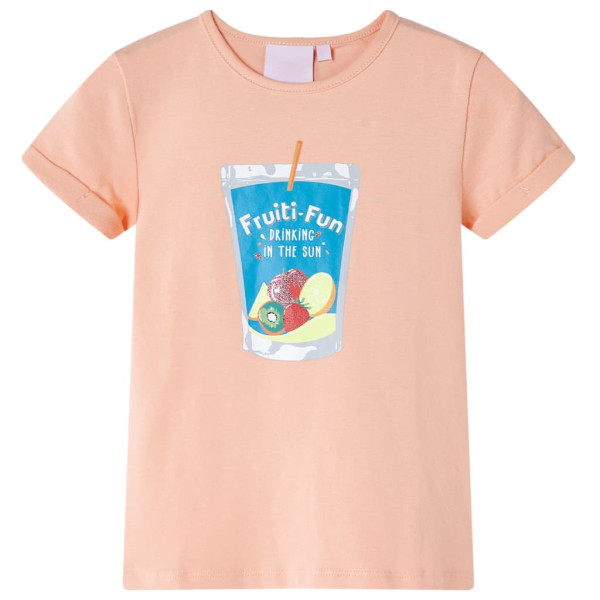 Camiseta infantil naranja claro 116 D