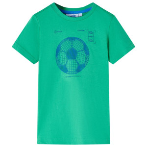 Camiseta para niños verde 128 D