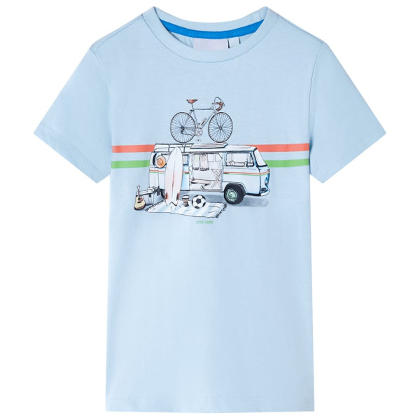 Camiseta para niños azul claro 92 D