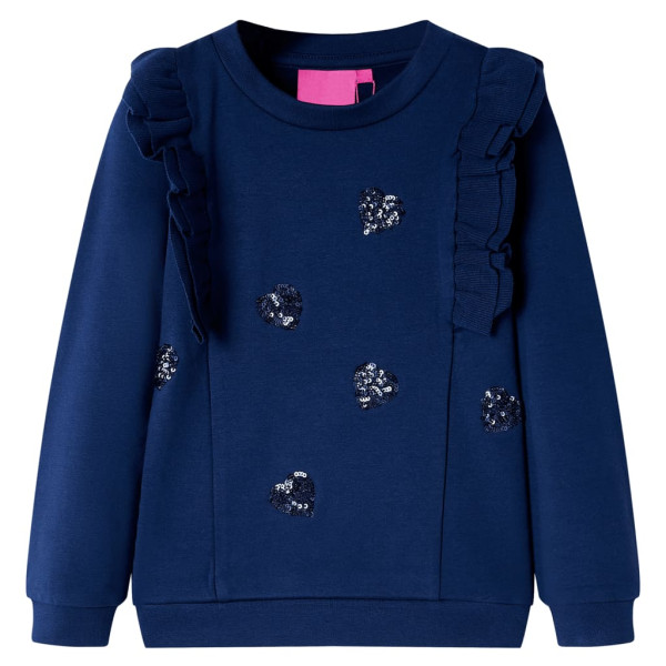 Sudadera para niños azul marino 92 D