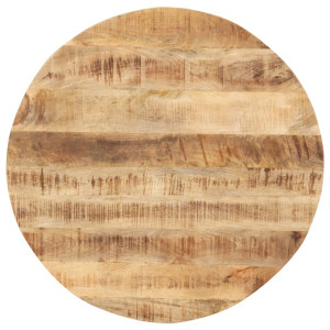 Superficie de mesa redonda madera maciza de mango 15-16 mm 40cm D