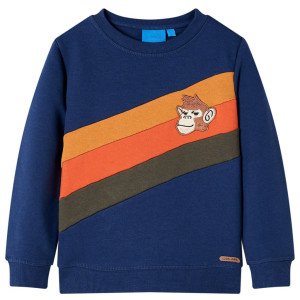 Sudadera para niños azul marino 92 D