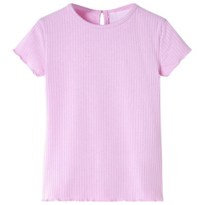 Camiseta infantil rosa claro 104 D