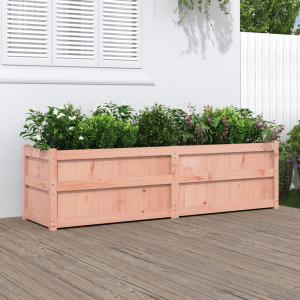 Jardinera madera maciza de abeto Douglas 180x50x50 cm D